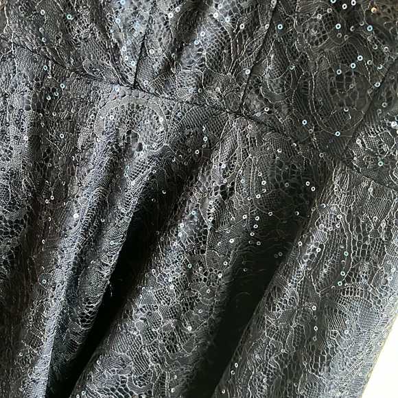 SALE Size 7 Junior Be Smart Navy High Low Cocktail Dress - Picture 9 of 10